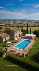 Tuscan Villa and Pool in Scenic Italian Countryside