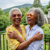 Joyful Senior Women Enjoying a Summer Day Outdoors