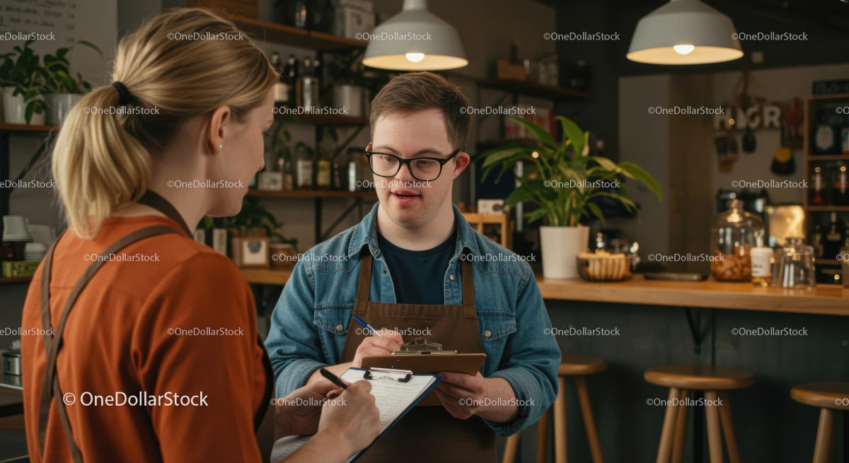 Barista Training in a Modern Coffee Shop Setting