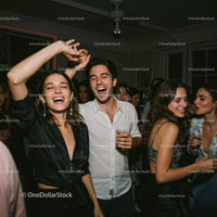 Lively Party with Friends Enjoying the Night