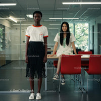Diverse Team in Modern Office Setting