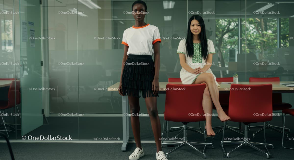 Professional Gathering in Modern Office Space