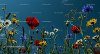 Vibrant Wildflowers in a Sunny Meadow