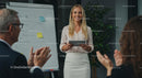 Confident Businesswoman Leading Office Presentation