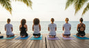Peaceful Yoga Session by the Ocean