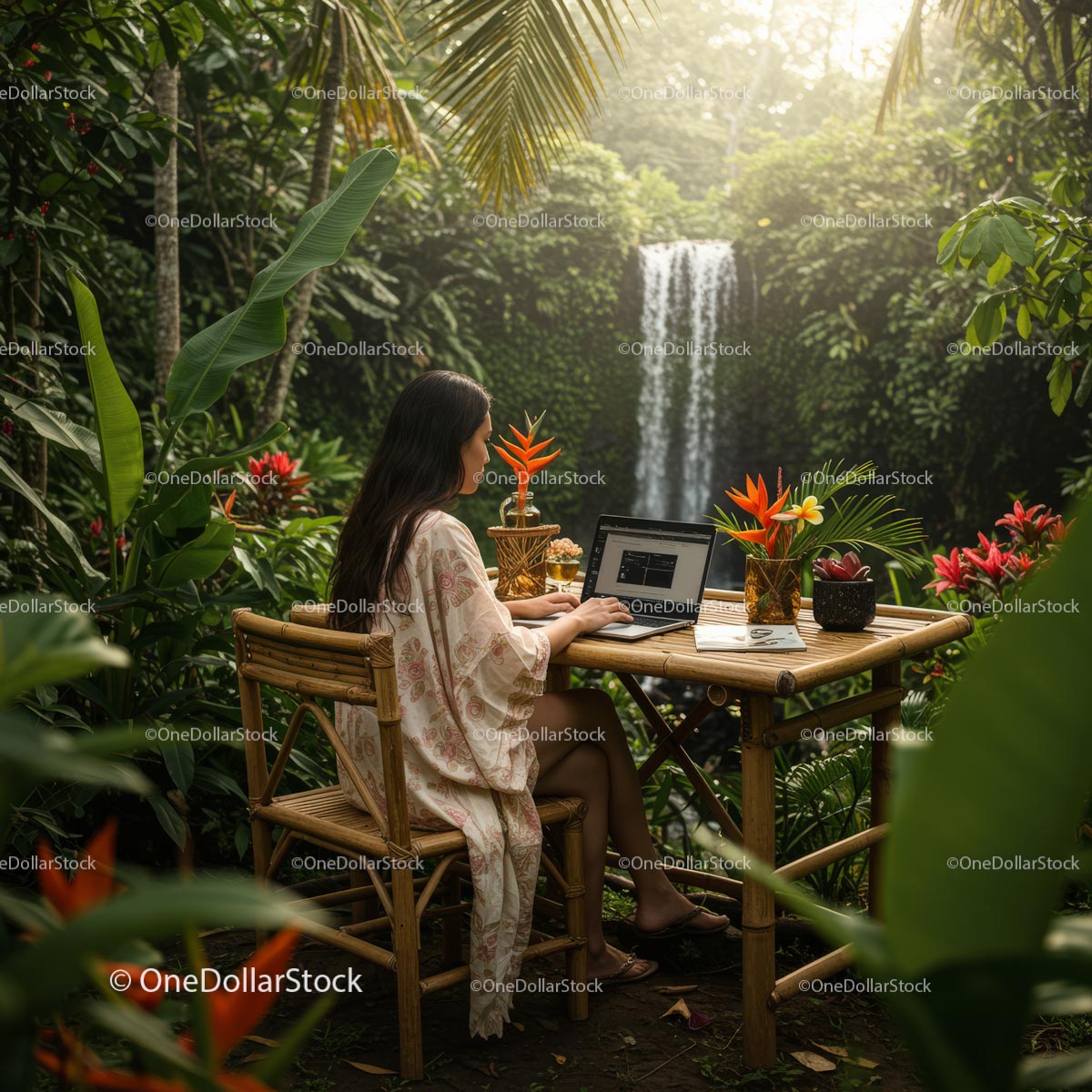 Remote Work in a Tropical Jungle Paradise