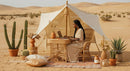 Remote Work in a Boho-Style Desert Oasis