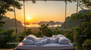 Hammock Bed Overlooking Tropical Sunrise