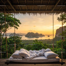 Morning Calm Over Tropical Island with Scenic View