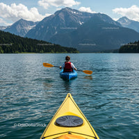 Kayaking Adventure on a Pristine Mountain Lake