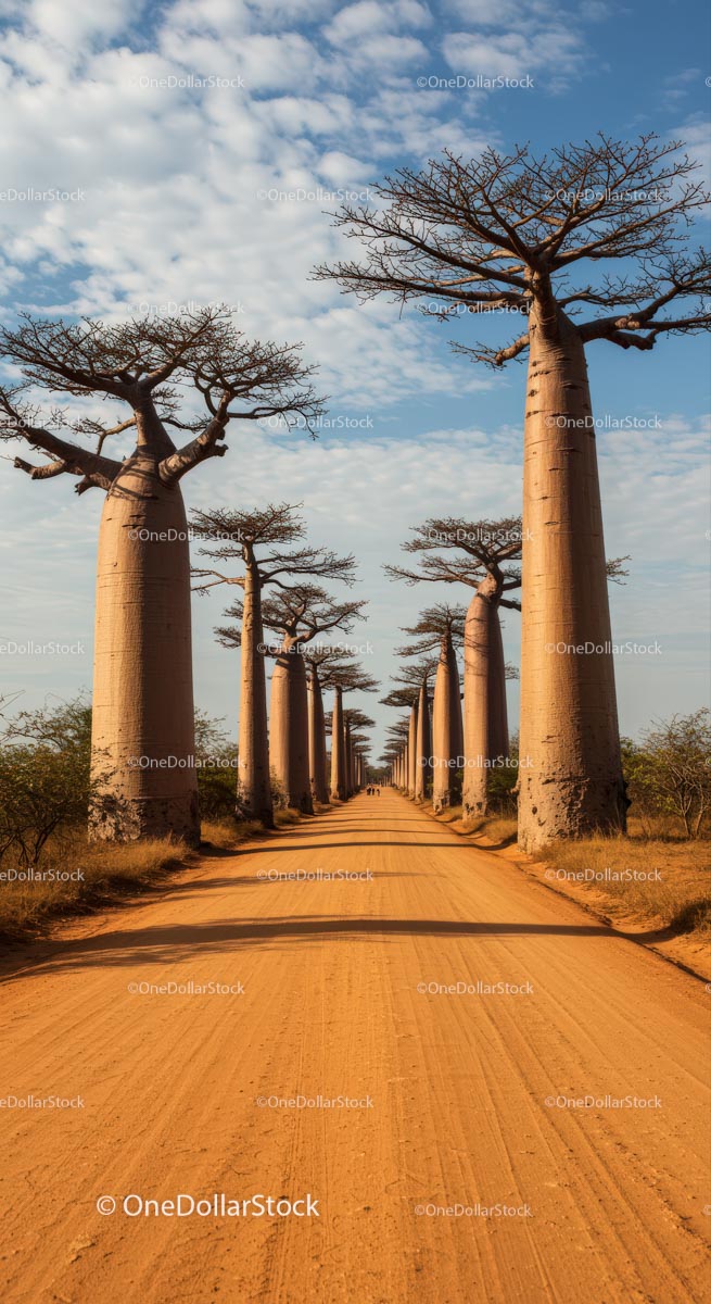 Majestic Baobab Avenue in Madagascar
