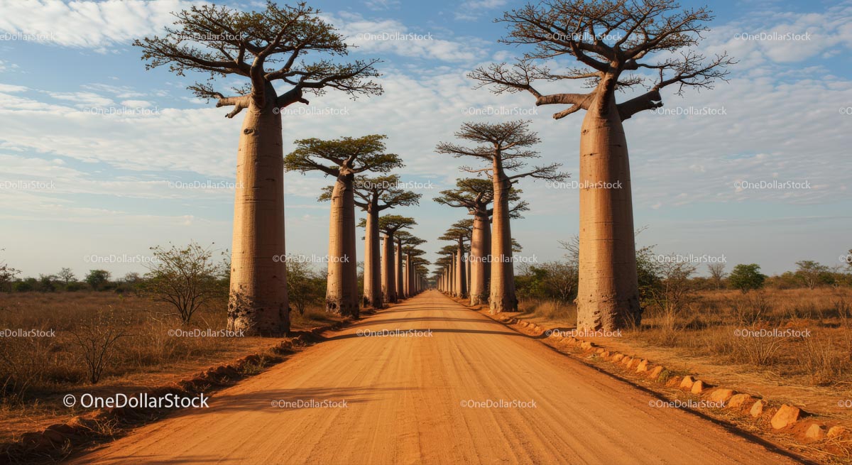 Majestic Avenue of the Baobabs in Madagascar
