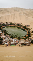 Huacachina Oasis in the Peruvian Desert
