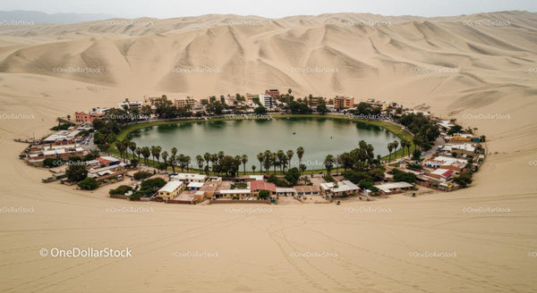 Oaza Huacachina na peruwiańskiej pustyni