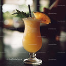 Tropical Pineapple Cocktail with Fresh Garnish