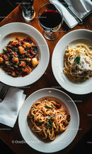 Gourmet Italian Pasta with Red Wine and Parmesan