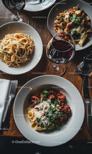 Gourmet Italian Pasta with Red Wine