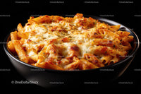 Golden Baked Penne Pasta with Melted Cheese