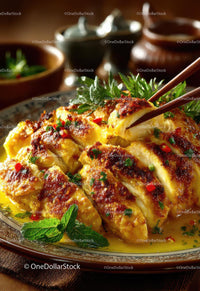 Roasted Chicken with Crispy Skin and Fresh Herbs