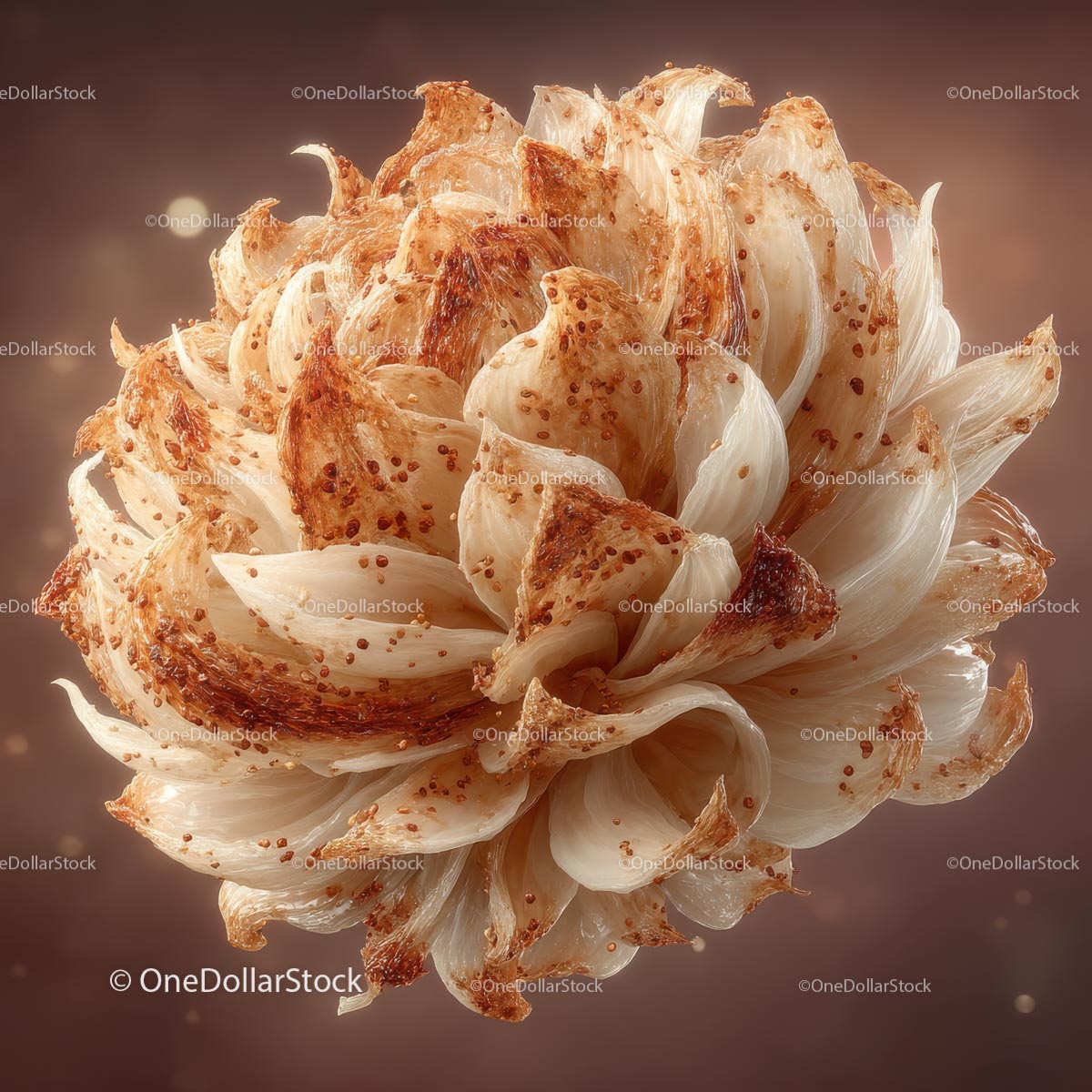 Abstract Floral Design with Intricate Petals