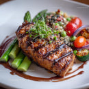 Grilled Salmon with Fresh Vegetables and Quinoa