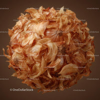 Artistic Sphere of Onion Skins