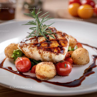 Grilled Chicken with Rosemary and Roasted Potatoes