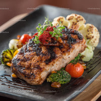 Grilled Chicken with Roasted Vegetables and Herbs