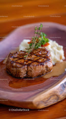 Juicy Grilled Steak with Rosemary and Vibrant Vegetables
