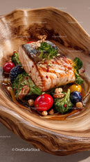 Juicy Grilled Steak with Rosemary and Vibrant Vegetables