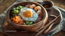 Grilled Fish with Rosemary on Wooden Plate