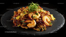 Gourmet Shrimp Noodles With Fresh Vegetables