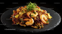 Gourmet Shrimp Noodles With Fresh Vegetables