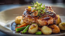 Gourmet Steak with Rosemary and Roasted Potatoes