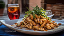 Gourmet Roasted Chicken with Arugula and Sesame Seeds