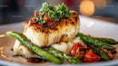 Gourmet Grilled Fish with Asparagus and Cherry Tomatoes