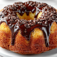 Delicious Bundt Cake with Rich Chocolate Glaze