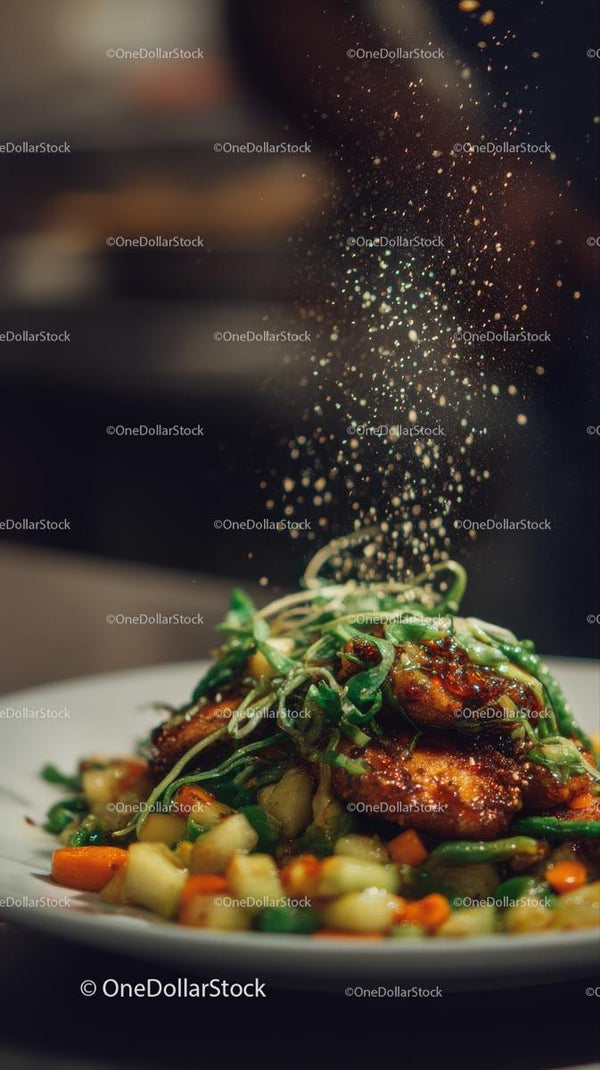Gourmet Chicken with Vibrant Vegetable Medley