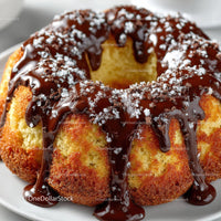 Delicious Bundt Cake with Rich Chocolate Drizzle