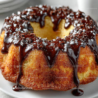 Delicious Bundt Cake with Rich Chocolate Glaze