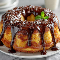 Delicious Bundt Cake with Rich Chocolate Drizzle