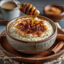 Honey-Drizzled Rice Pudding with Cinnamon