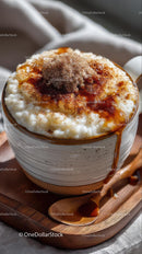 Delicious Rice Pudding with Cinnamon and Brown Sugar