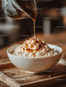 Cozy Breakfast Bowl with Cinnamon and Golden Syrup