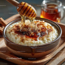 Rice Pudding with Honey and Cinnamon Drizzle