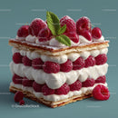 Raspberry and Cream Puff Pastry Delight