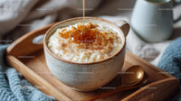 Creamy Rice Pudding with Honey and Cinnamon