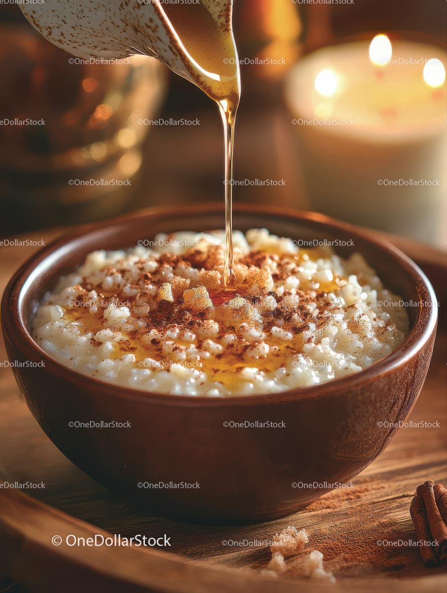 Warm Porridge with Honey and Cinnamon