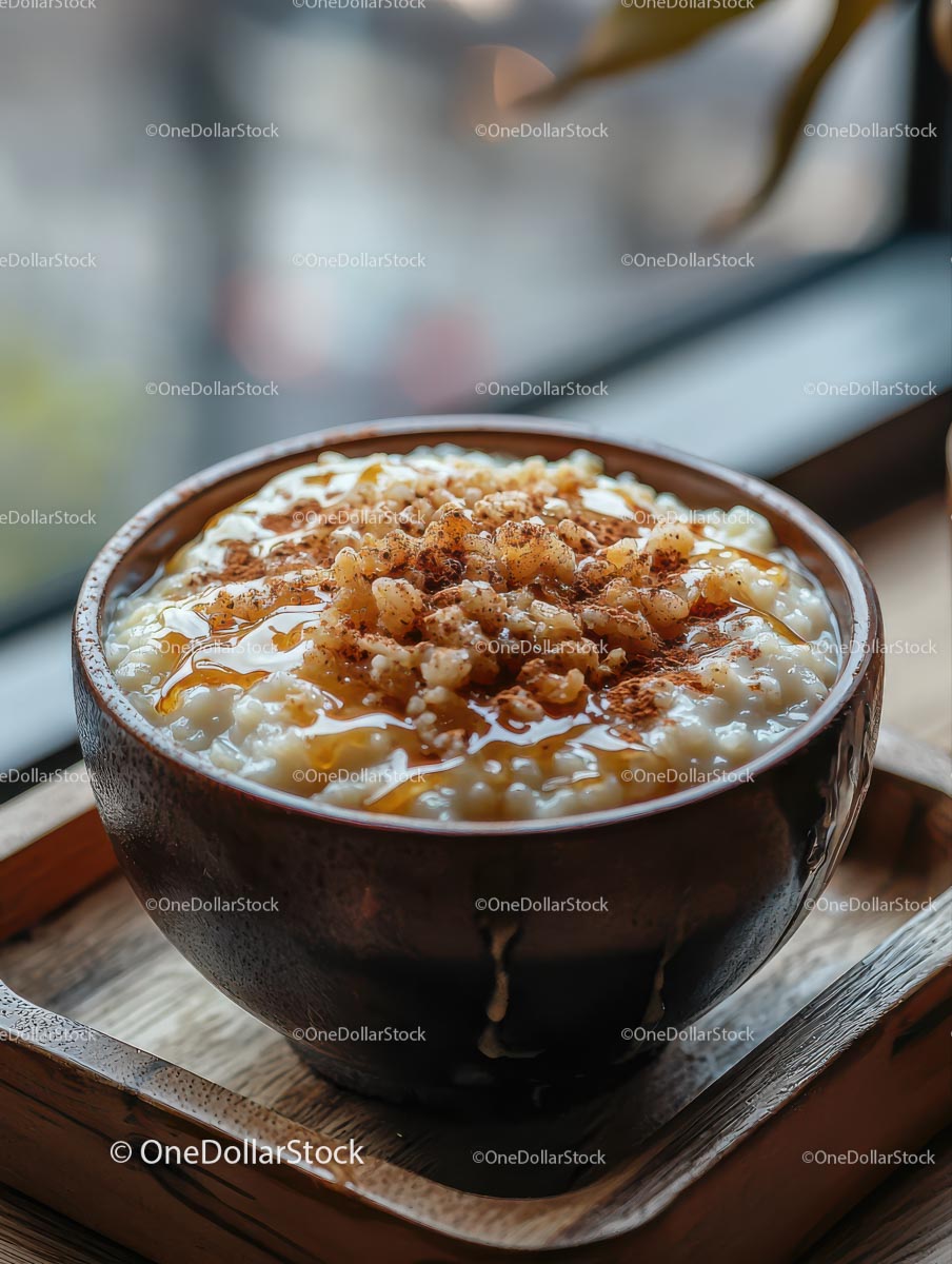 Delicious Homemade Rice Pudding with Cinnamon