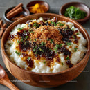 Creamy Rice Pudding with Caramel and Spices
